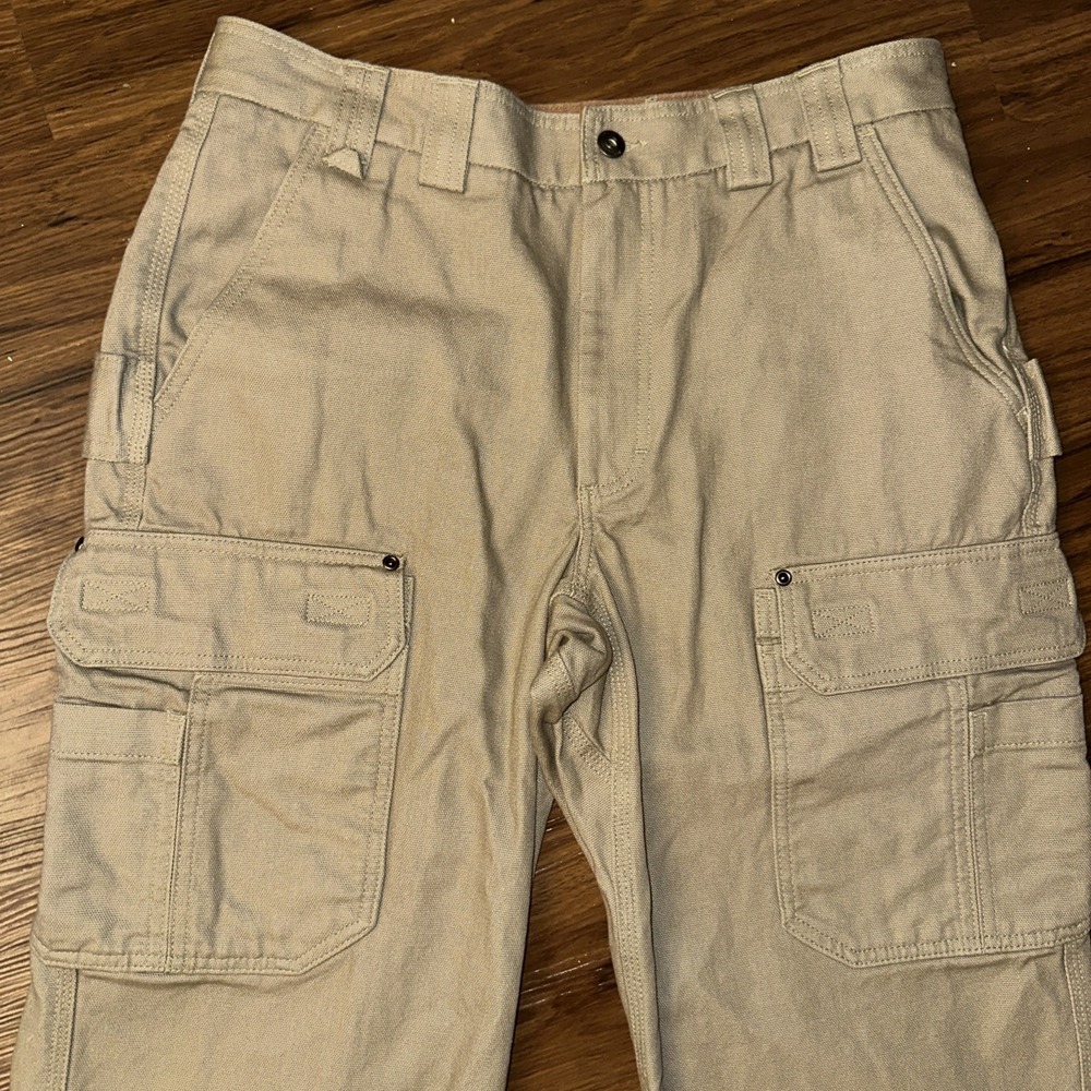 Duluth Trading Co Mens Fire Hose Relaxed Fit Cargo Work Pants 35x30 92204